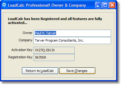Changing Owner Name or Company Name