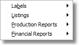 Reports Drop-Down Menu